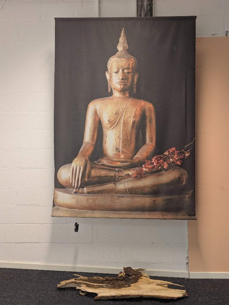 Boeddha poster, Ophalen, Zo goed als nieuw, Textiel