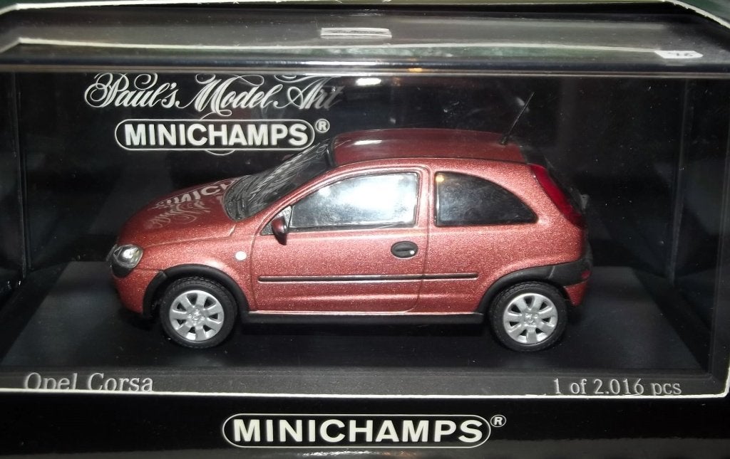 opel corsa 2000 - Echelle 1:43, Hobby en Vrije tijd, Modelauto's | 1:43, Ophalen of Verzenden, Nieuw, Auto, MiniChamps