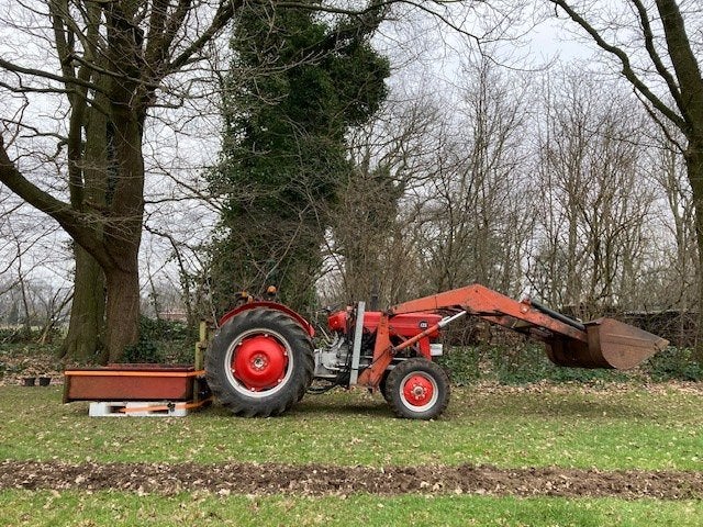 Massey Ferguson 135, Ophalen, Gebruikt
