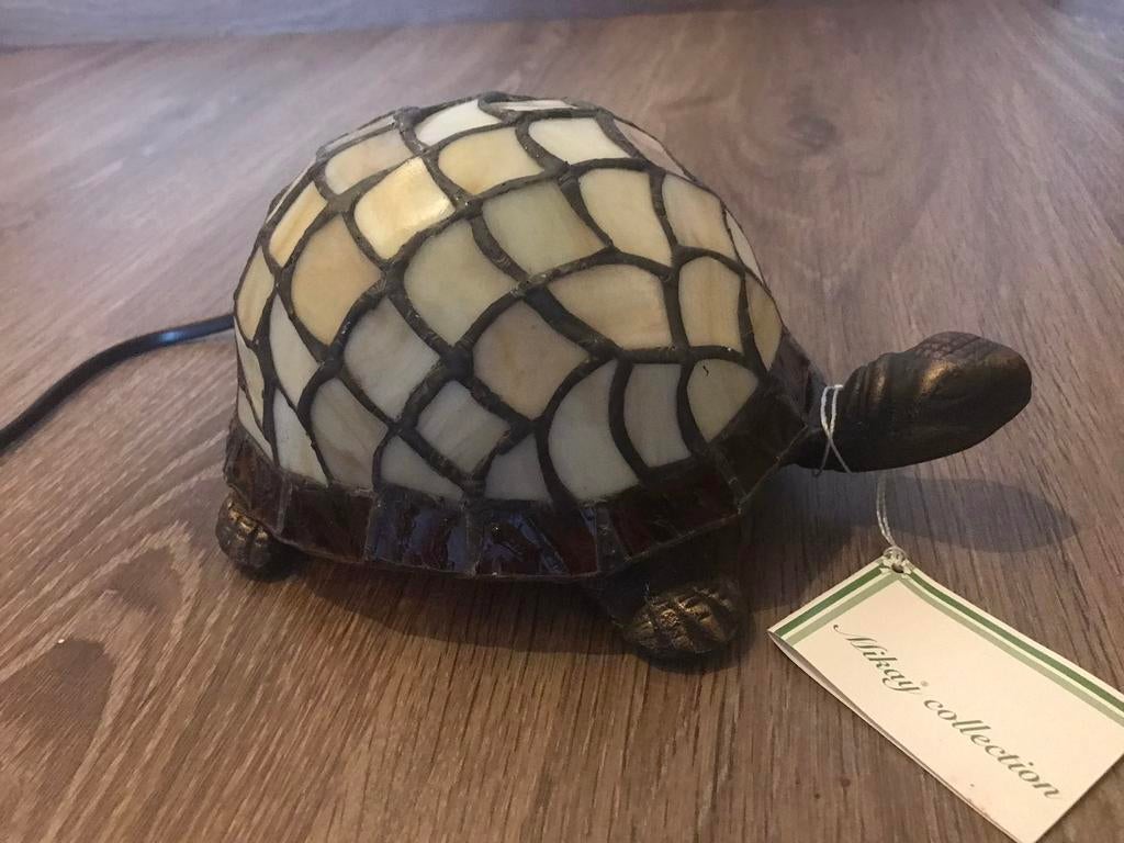 Lampe tortue en verre, Enlèvement, Neuf