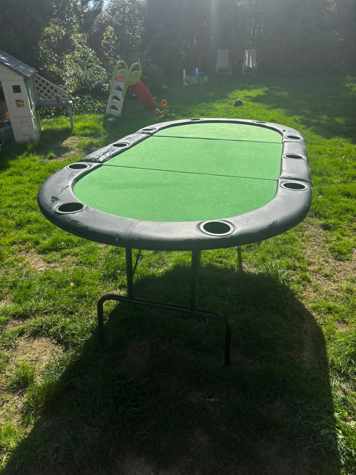 Pokertafel, Hobby en Vrije tijd, Vijf spelers of meer, Ophalen, Zo goed als nieuw