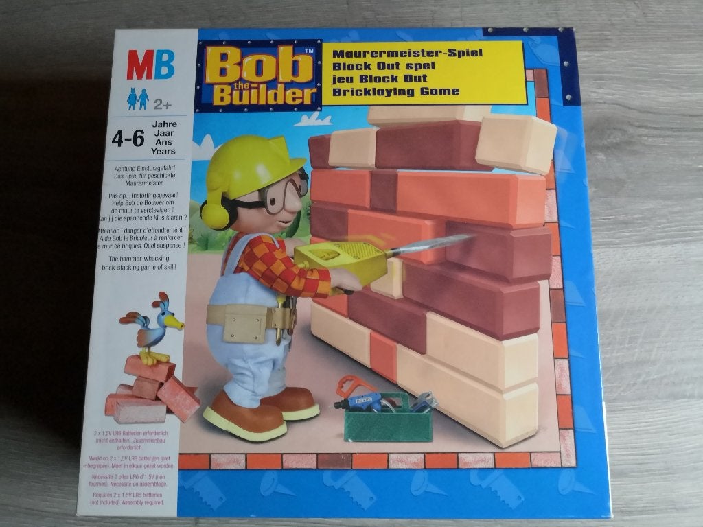 Bordspel - Bob de bouwer - block out spel, Hobby & Loisirs créatifs, Enlèvement