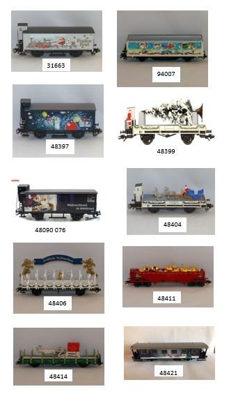 Marklin, train, wagon, Noël, Enlèvement ou Envoi, Courant alternatif, Wagon, Comme neuf