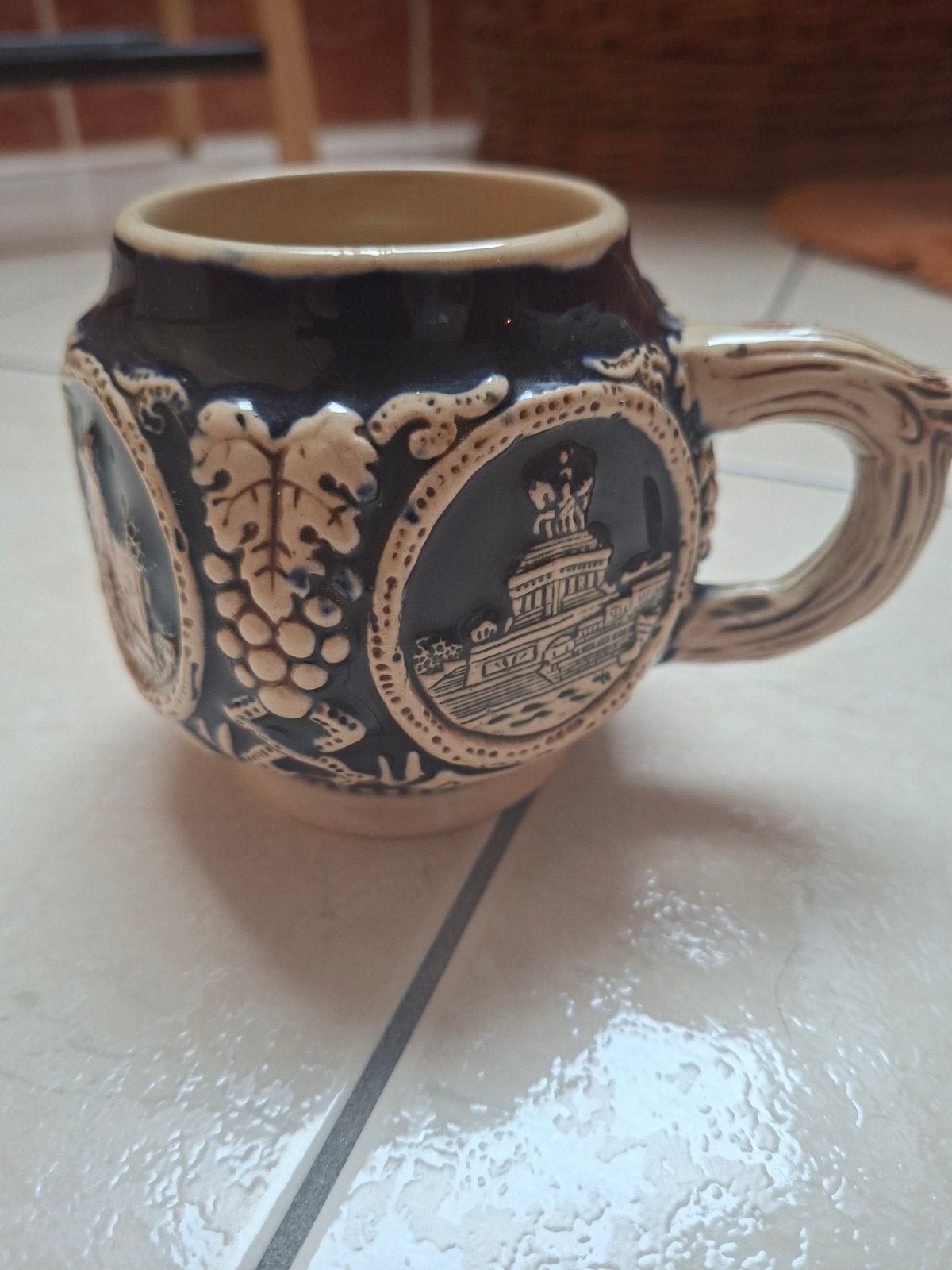 authentieke Duitse bierpot, Antiek en Kunst, Ophalen