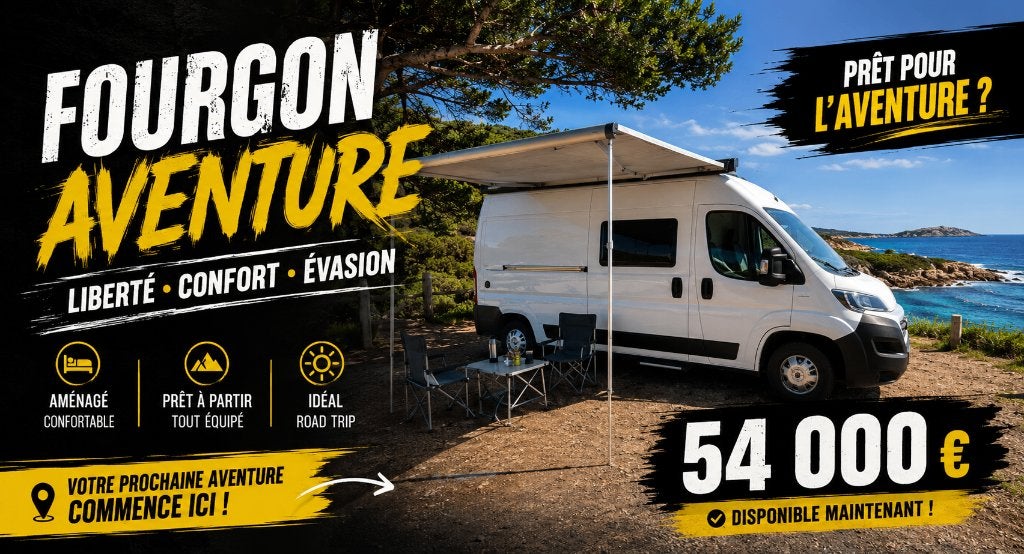 Chausson V594 2026 – 600kg Charge Utile – Lithium – 3500km, Caravanes & Camping, Camping-cars, Particulier, jusqu'à 3, Modèle Bus ou Fourgon aménagé