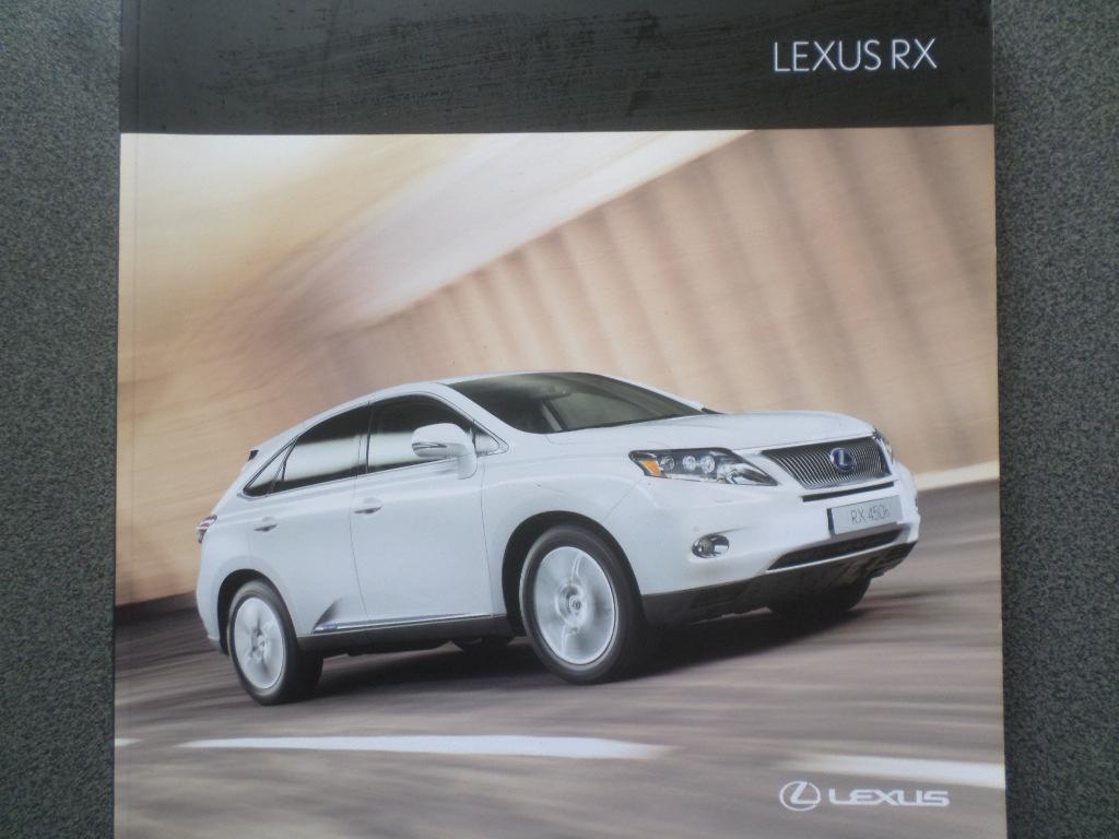 Lexus RX 350 & 450h Hybrid Brochure, Boeken, Auto's | Folders en Tijdschriften, Ophalen of Verzenden