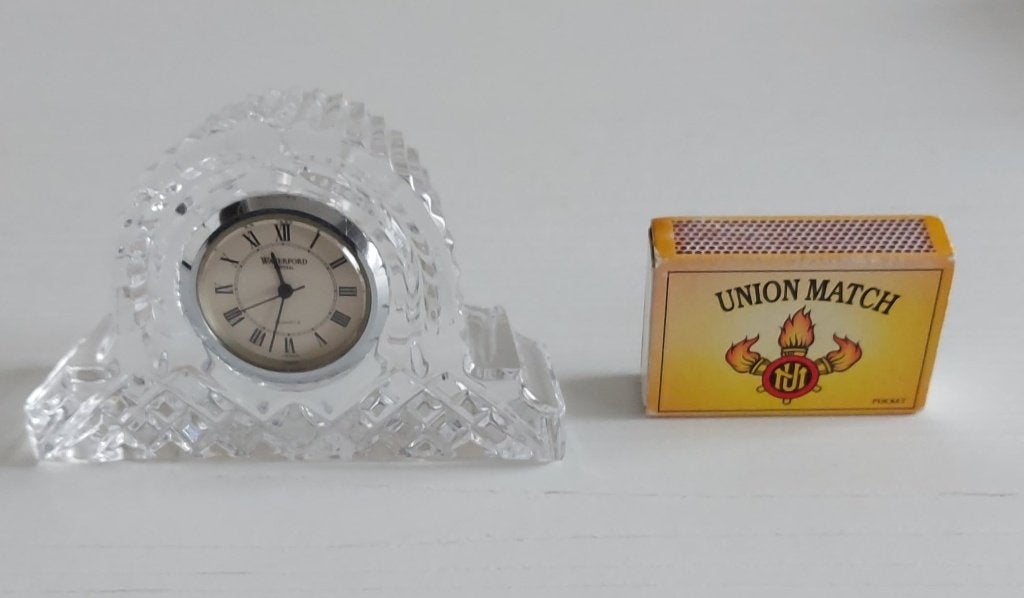 Waterford Crystal quartz klokje, Huis en Inrichting, Woonaccessoires | Klokken, Ophalen of Verzenden