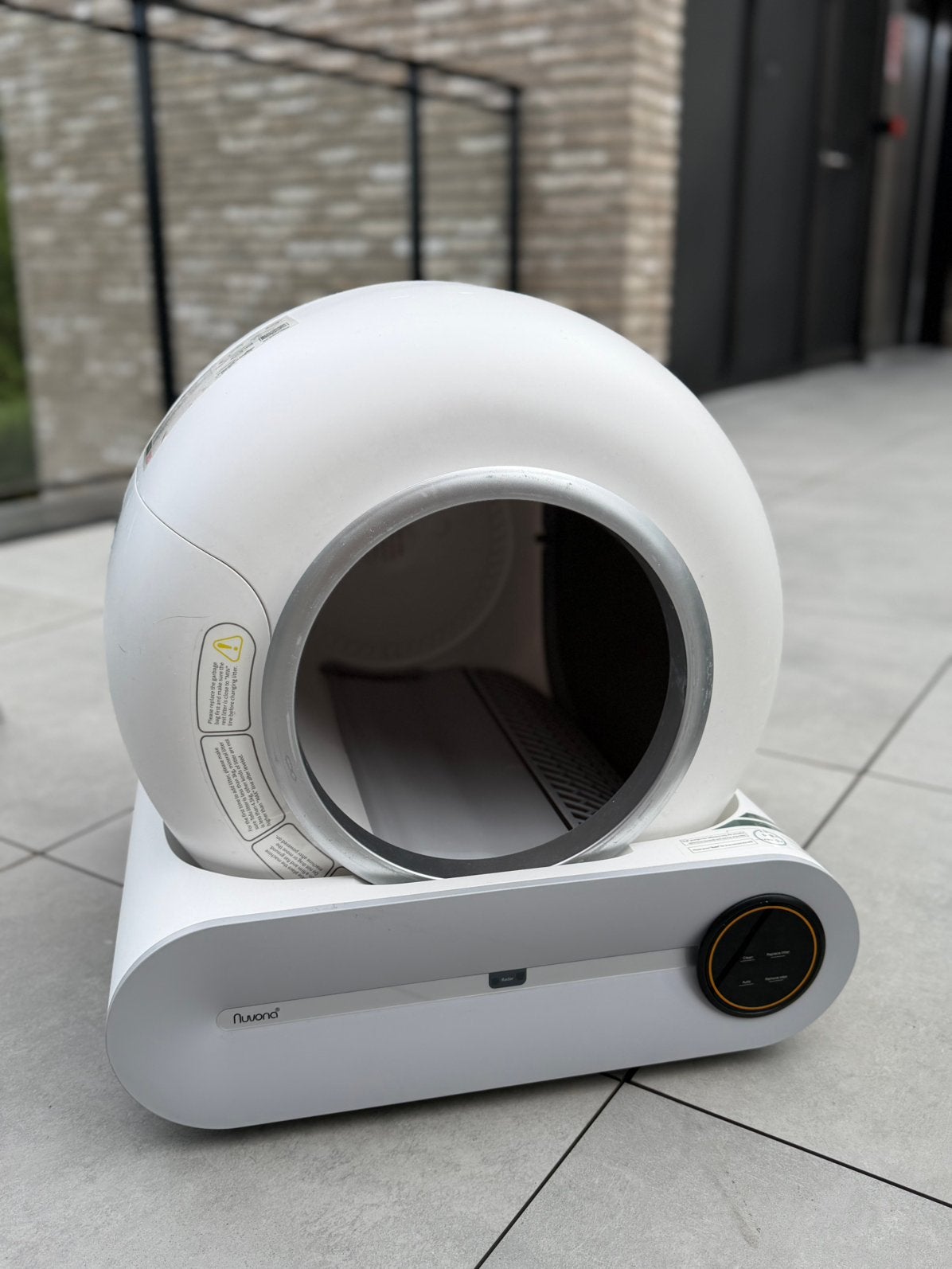Automatische kattenbak met applicatie, Dieren en Toebehoren, Kattenbakken, Ophalen, Zo goed als nieuw