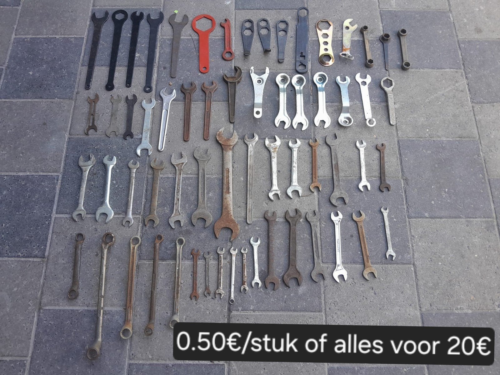 Sleutels 0.50€/stuk of alles voor 20€, Doe-het-zelf en Bouw, Gereedschap | Handgereedschap, Ophalen