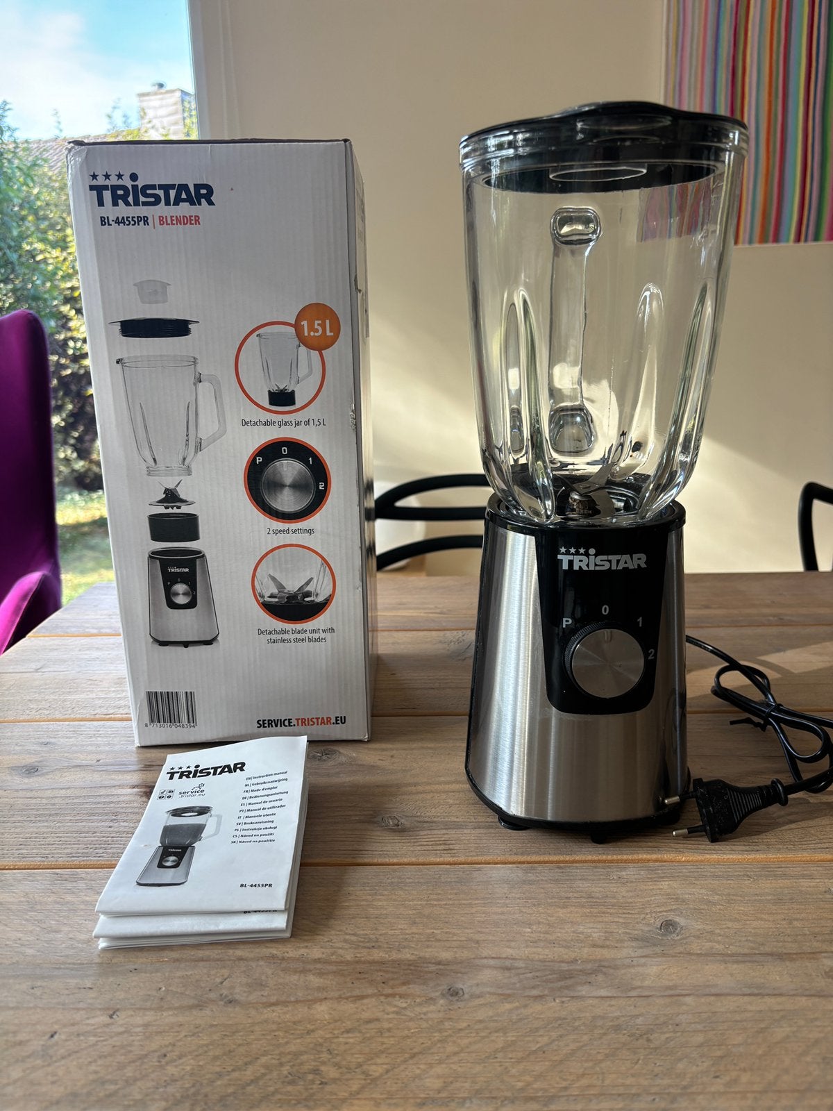 Blender Tristar BL- 4455PR, Electroménager, Enlèvement ou Envoi, Neuf, Mélangeur