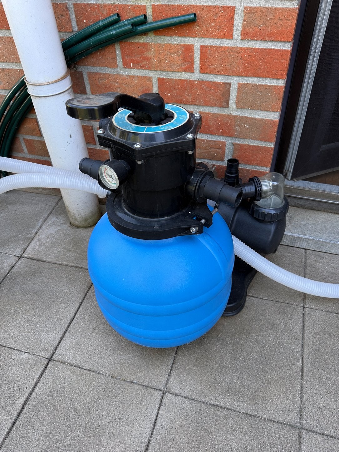 Glasfilterpomp/ zwembadfilter, Jardin & Terrasse, Accessoires de piscine, Enlèvement, Comme neuf