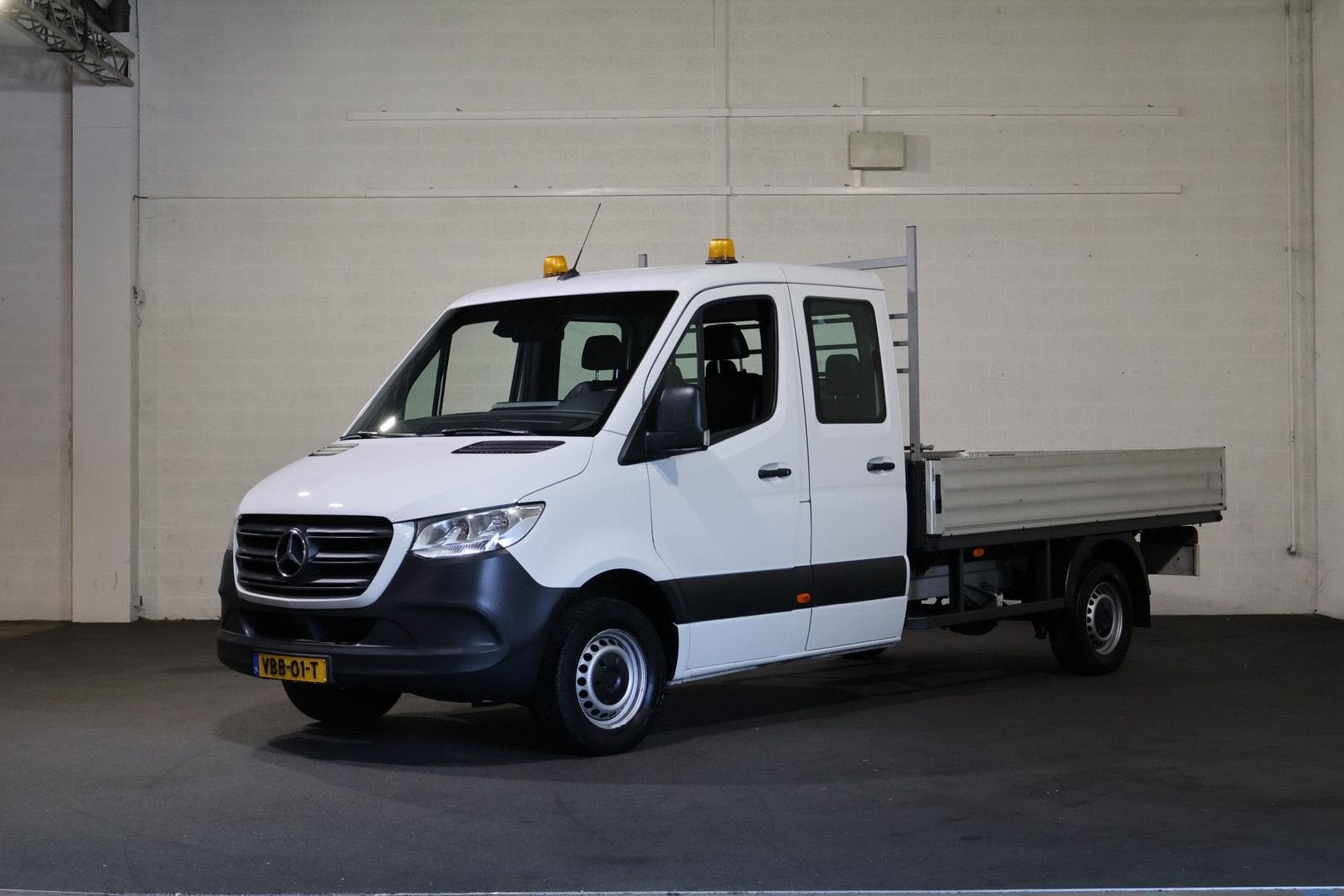 Mercedes-Benz Sprinter 314 CDI Open Laadbak DC Automaat 3.5T, Auto's, Automaat, 204 g/km, Wit, Mercedes-Benz