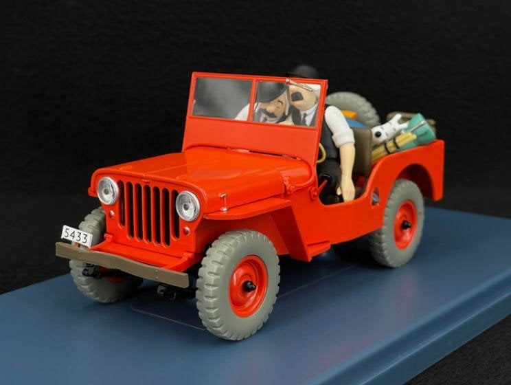 Tintin Jeep Rouge n6 – Pays de l’Or Noir – Moulinsart1/24, Enlèvement ou Envoi, Neuf, Autres types