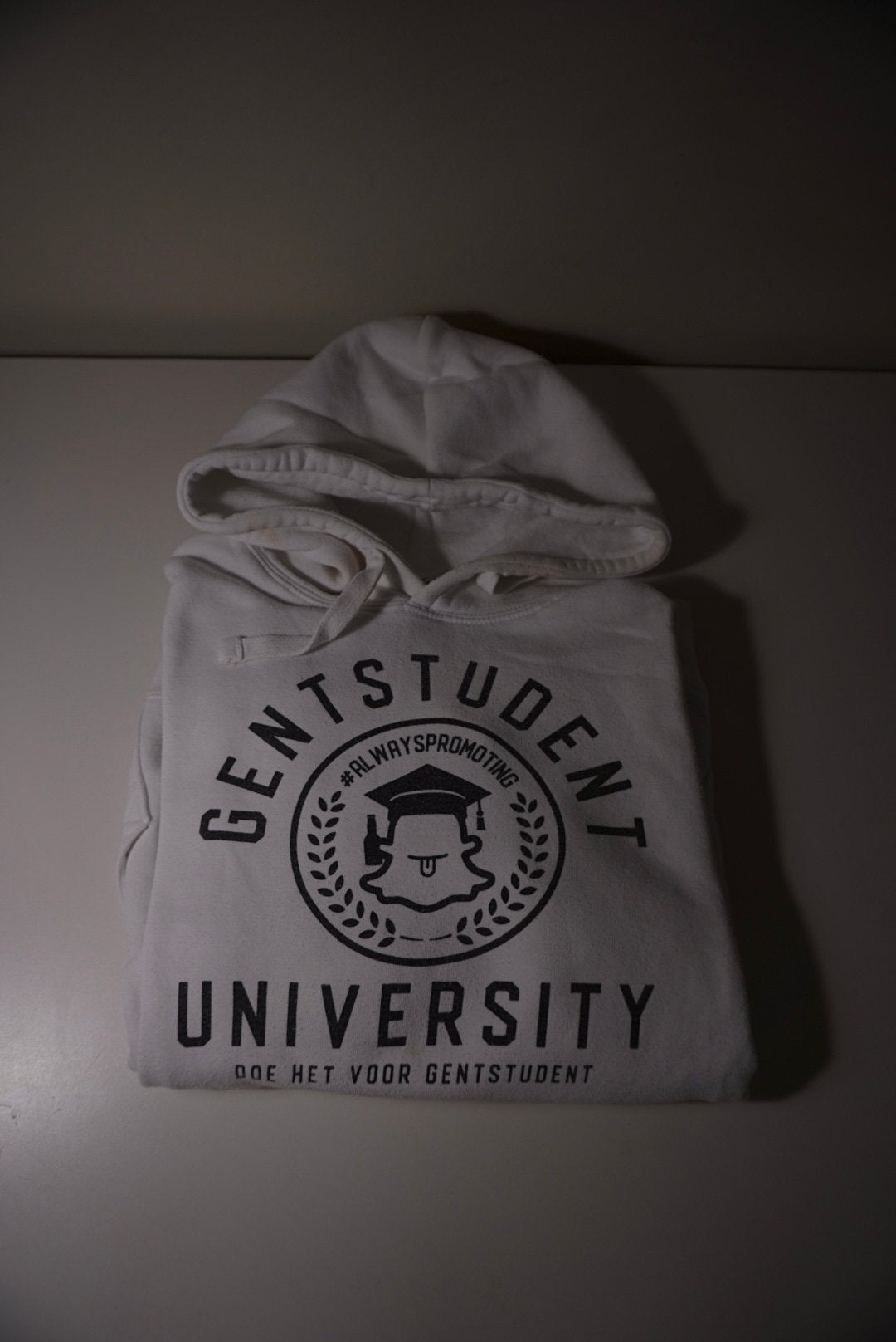 Gentstudent hoodie, Kleding | Heren, Ophalen of Verzenden, Zo goed als nieuw, Maat 48/50 (M), Wit