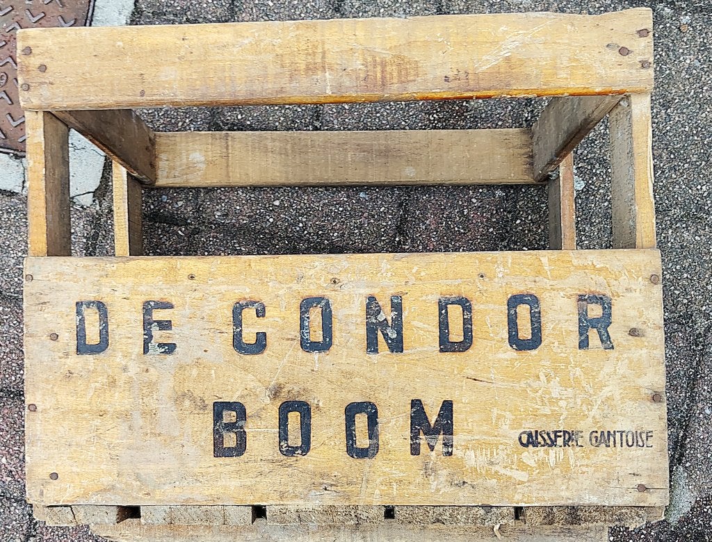 Oude bierbak brouwerij de Condor Boom, Ophalen
