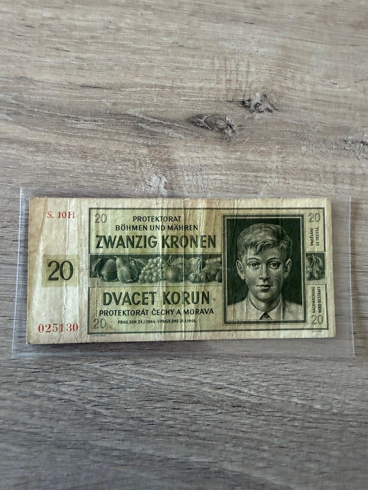 20 couronnes Bohême, Timbres & Monnaies, Billets de banque | Europe | Billets non-euro, Enlèvement ou Envoi