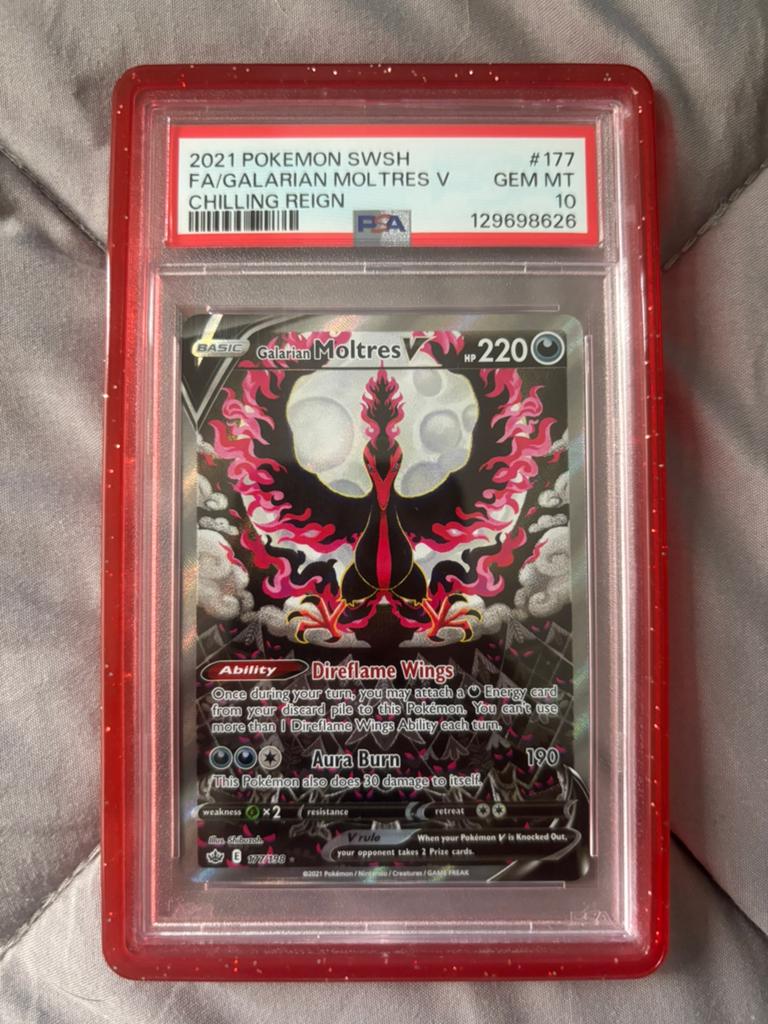 Moltres psa 10, Hobby en Vrije tijd, Ophalen, Zo goed als nieuw