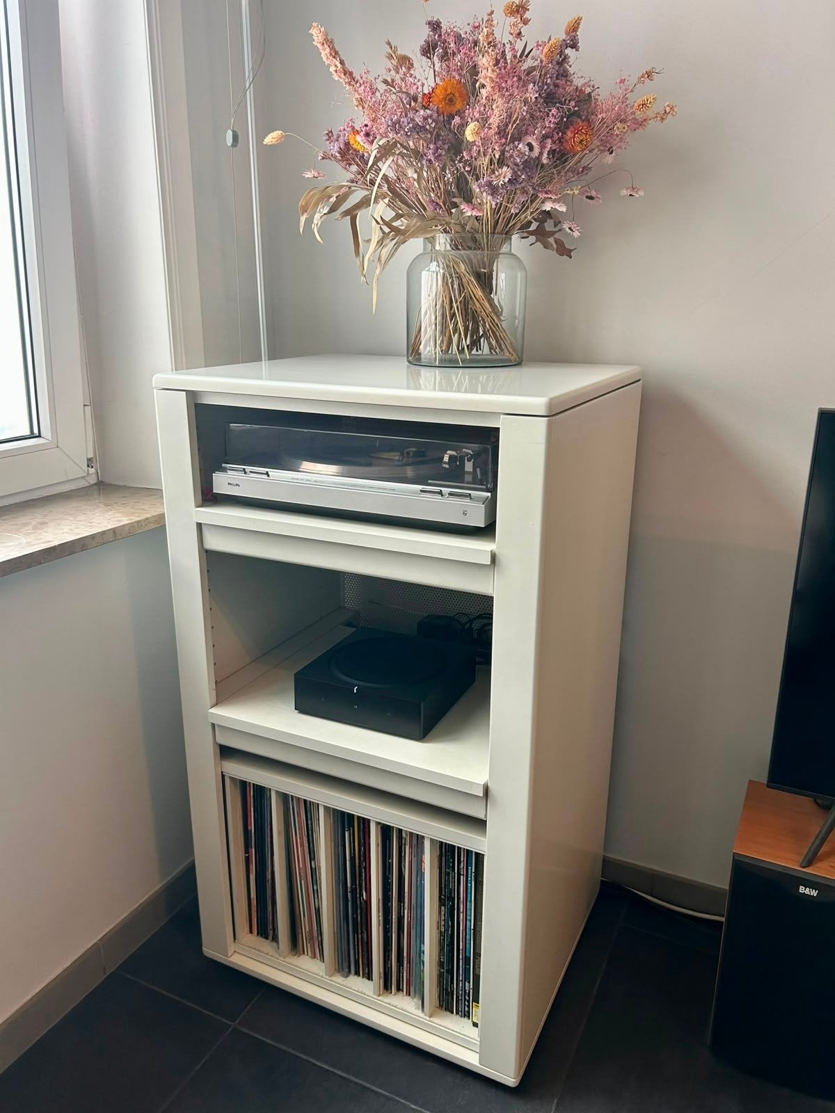Meuble à Vinyles/LPs avec tiroirs coulissants, Enlèvement