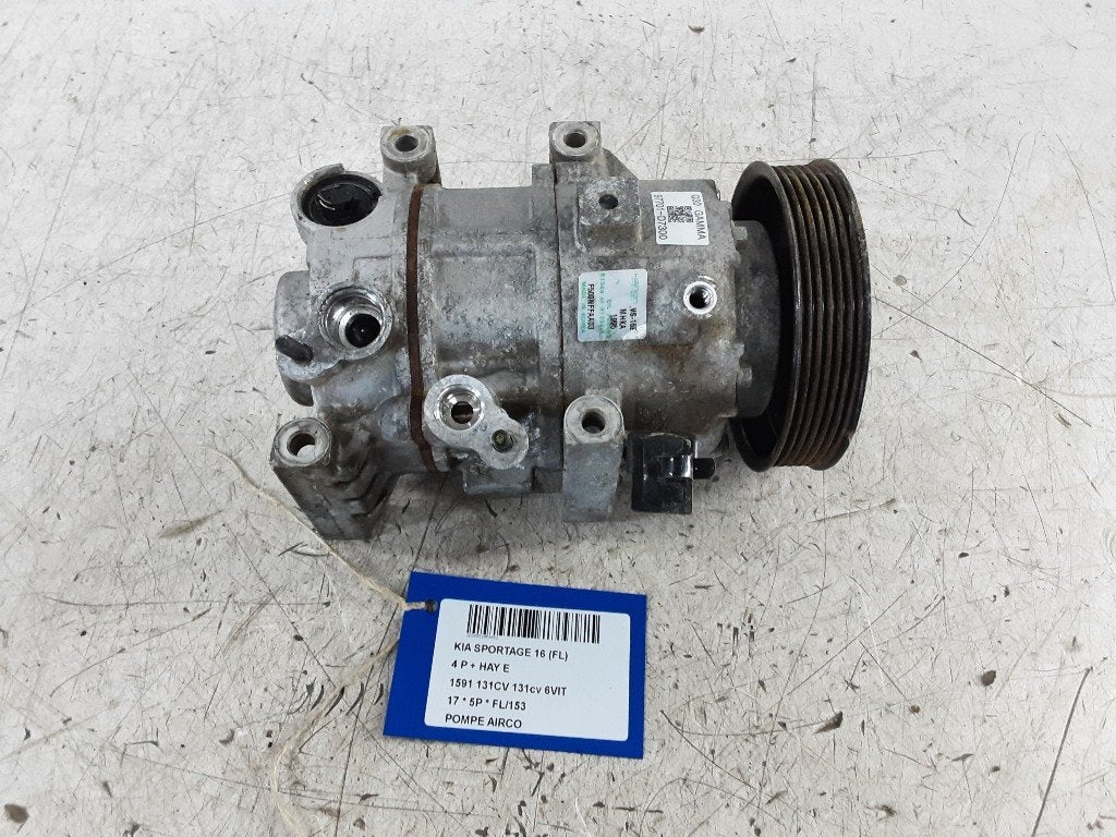 COMPRESSEUR CLIMATISATION Kia Sportage (QL) (97701D7300), Kia, Info@kia.de, Utilisé, Theodor-Heuss-Allee 11
60486  Frankfurt am Main, DE