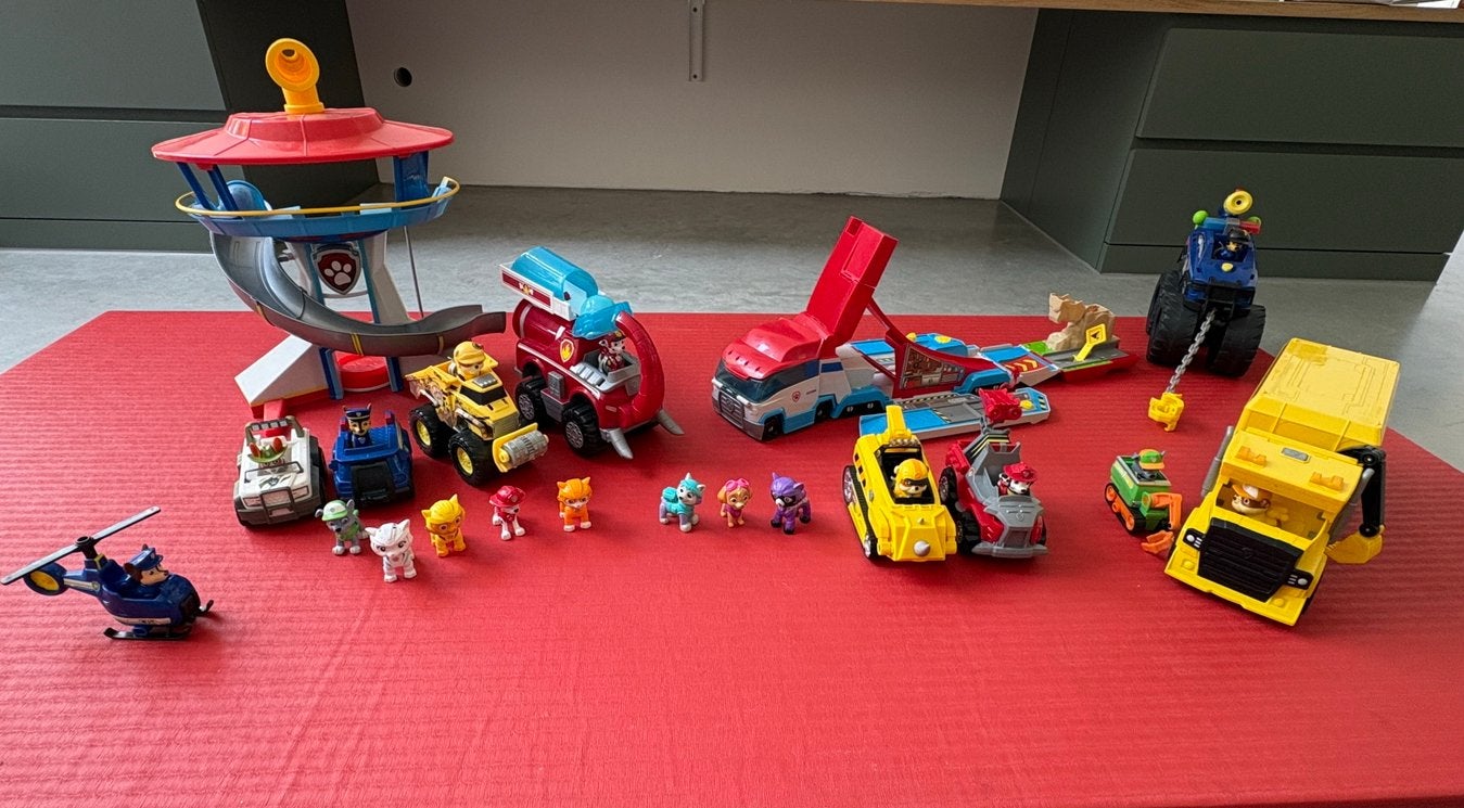 Paw Patrol speelgoedset, Ophalen, Gebruikt