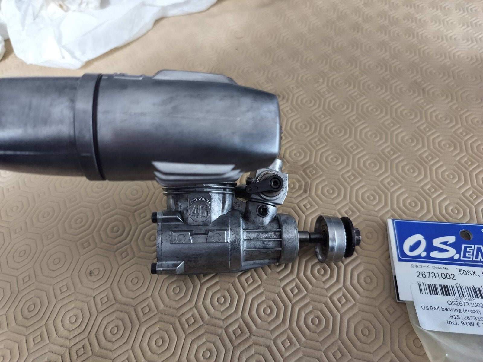 tweetakt Nitro motor OS Max AX 46, Ophalen of Verzenden