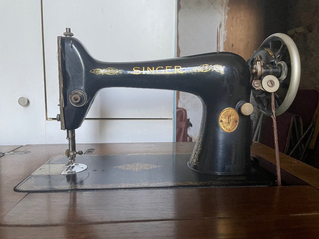 Naaimachine Singer, met  kast, Ophalen, Gebruikt, Naaimachine, Singer