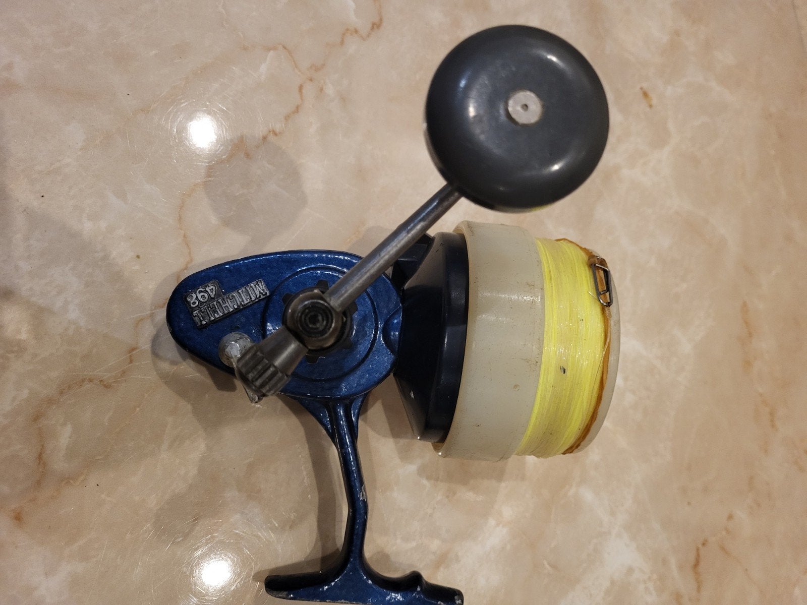 moulinet mitchel 498, Watersport en Boten, Hengelsport | Zeevissen, Ophalen, Gebruikt, Molen