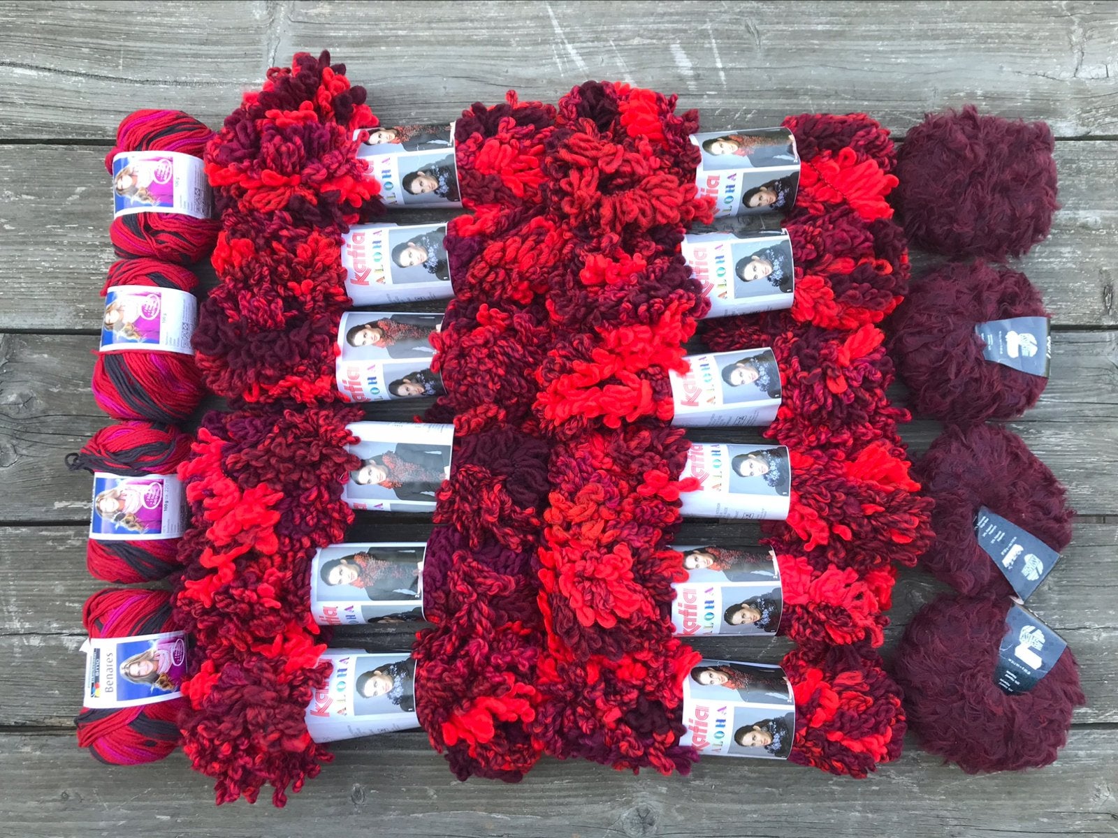 Breiwol ROOD (1800g / 20 bollen) alles voor 10€, Hobby & Loisirs créatifs, Tricot & Crochet, Enlèvement ou Envoi, Neuf, Tricot ou Crochet