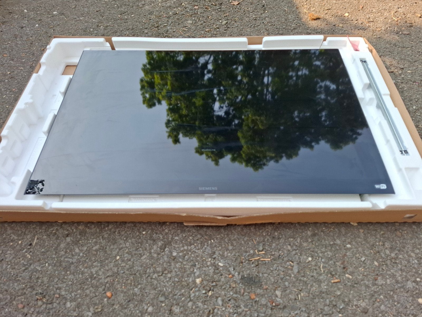 Siemens induction Studioline 80cm, Electroménager, 4 zones de cuisson, Encastré, Comme neuf, Enlèvement