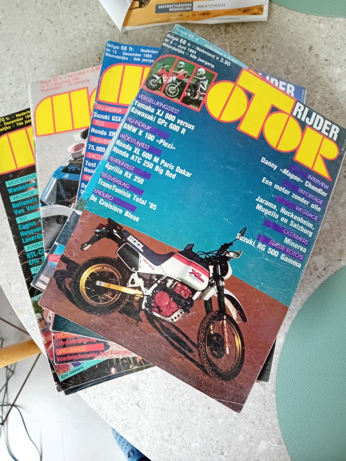 Motorrijder magazines, Boeken, Tijdschriften en Kranten, Ophalen, Gelezen, Sport en Vrije tijd