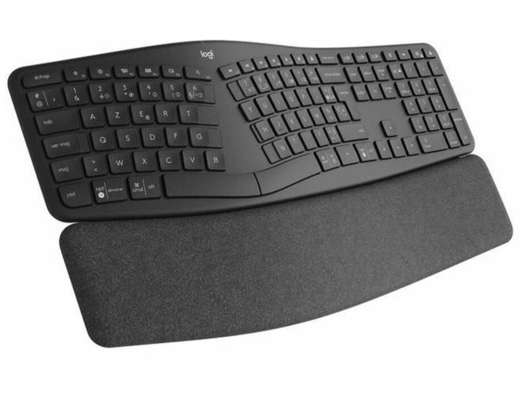 Logitech Ergo K860 ergonomisch draadloos toetsenbord Azerty, Ergonomisch, Ophalen of Verzenden, Draadloos, Nieuw