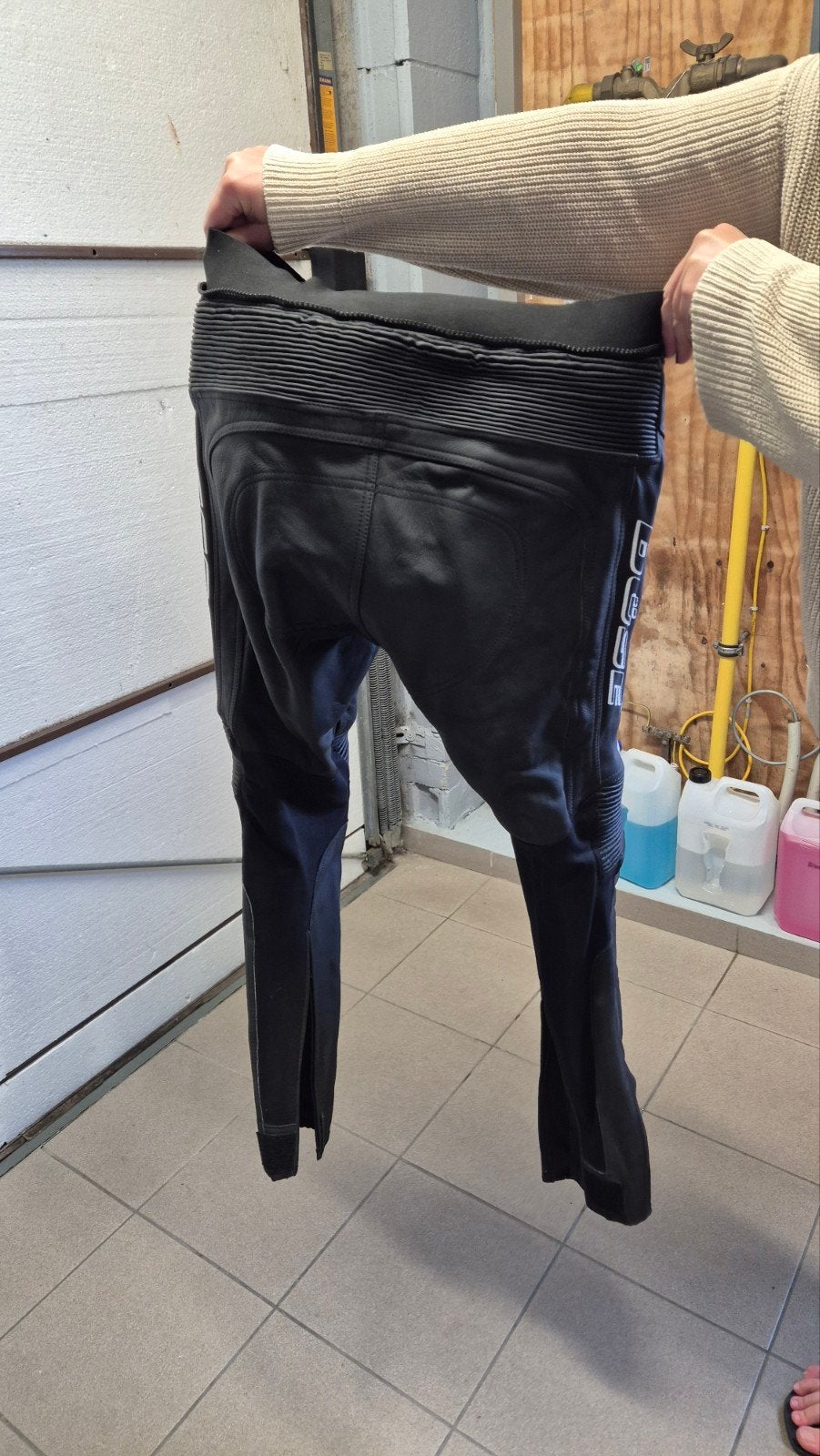 Pantalon moto cuir büse, Motos, Enlèvement ou Envoi