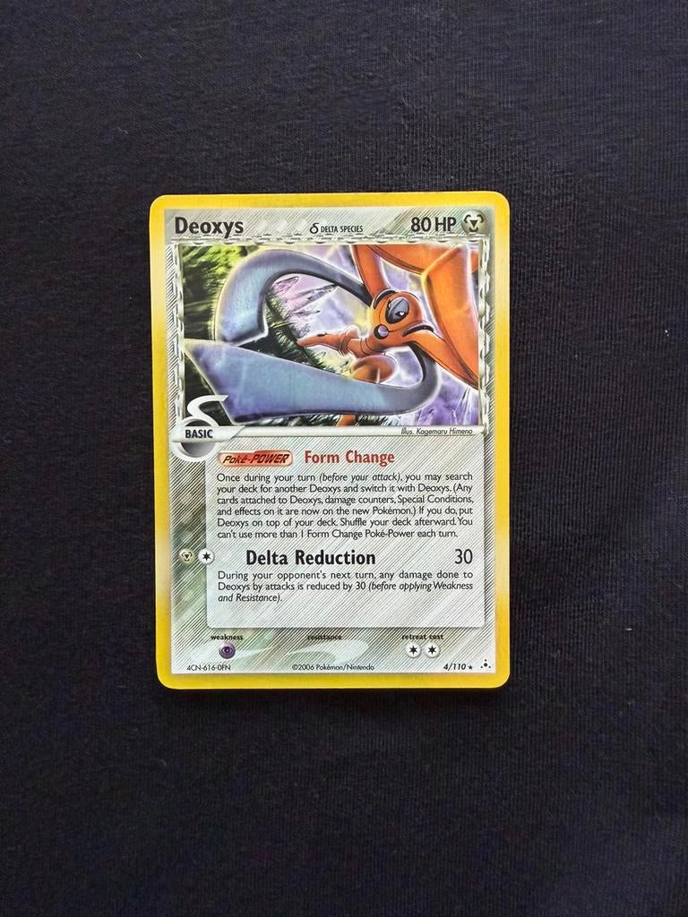 Deoxys | Holo | EX Holon Phantoms | 4/110, Ophalen of Verzenden, Zo goed als nieuw
