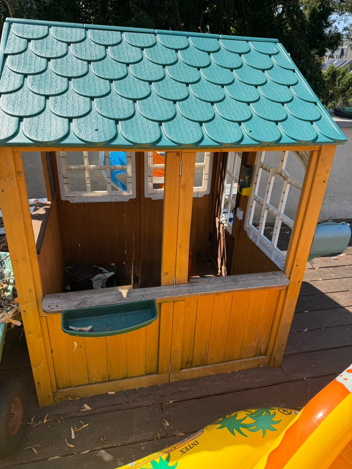KidKraft speelhuis met uitzicht op de tuin, Ophalen, Gebruikt, Hout