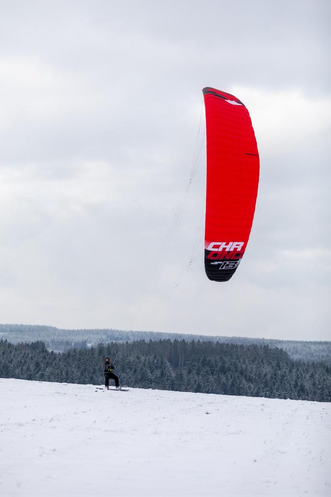 Ozone Chrono V3 - 13m - foil kite, 13 m², Comme neuf, Kite, Enlèvement
