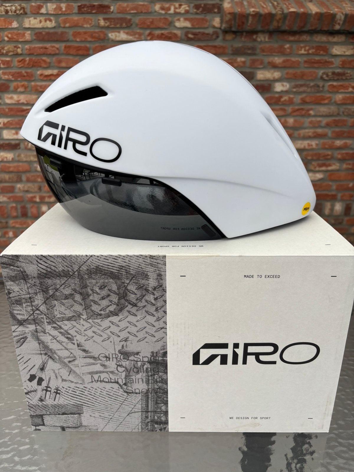 Giro Aerohead MIPS TT Helm, Fietsen en Brommers, Ophalen, Zo goed als nieuw