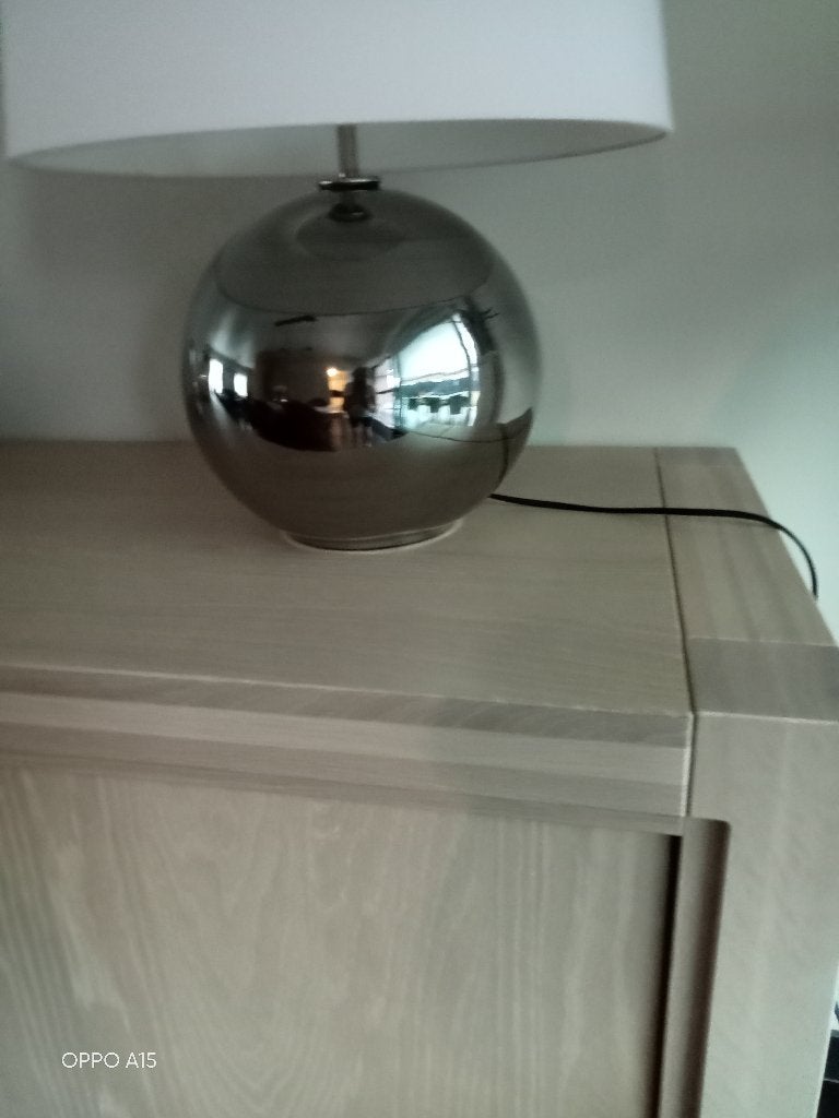 tafellamp met 2 kappen, Huis en Inrichting, Roze, Ophalen, Zo goed als nieuw