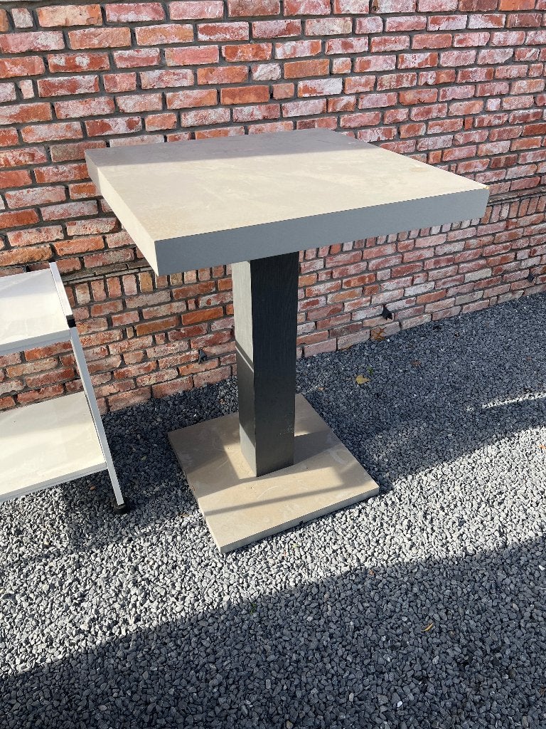 bartafeltje en rekjes op wieletjes koopje !!!!, Maison & Meubles, Enlèvement, Utilisé