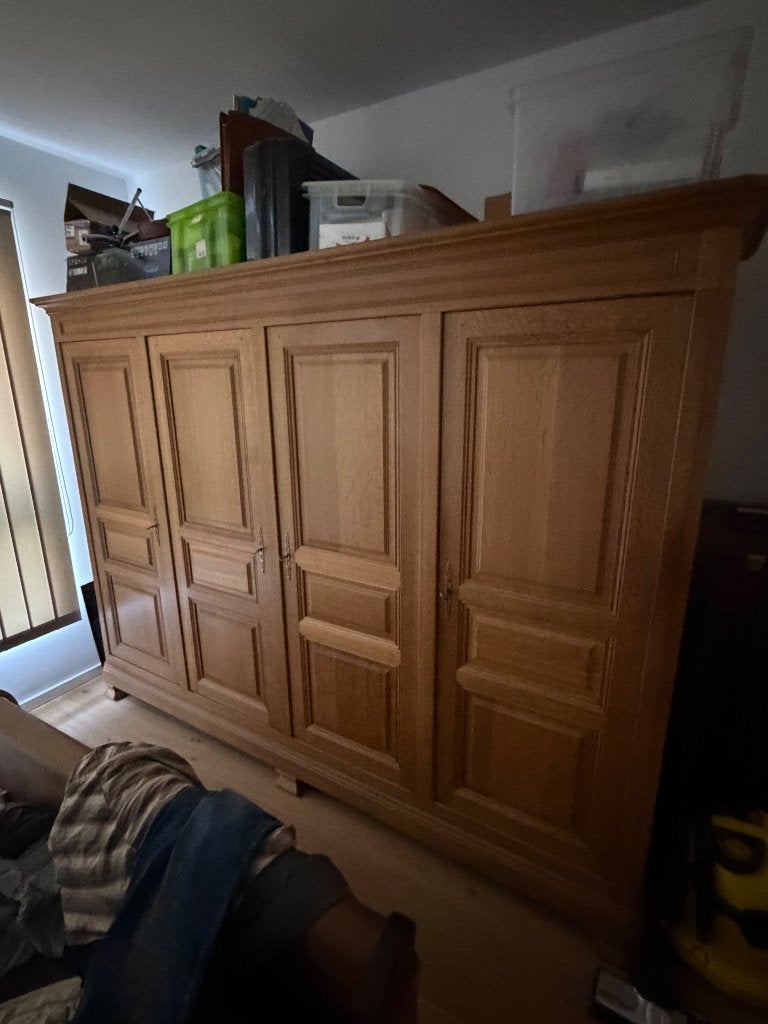Garde robe, Avec porte(s), 200 cm ou plus, Comme neuf, Chêne