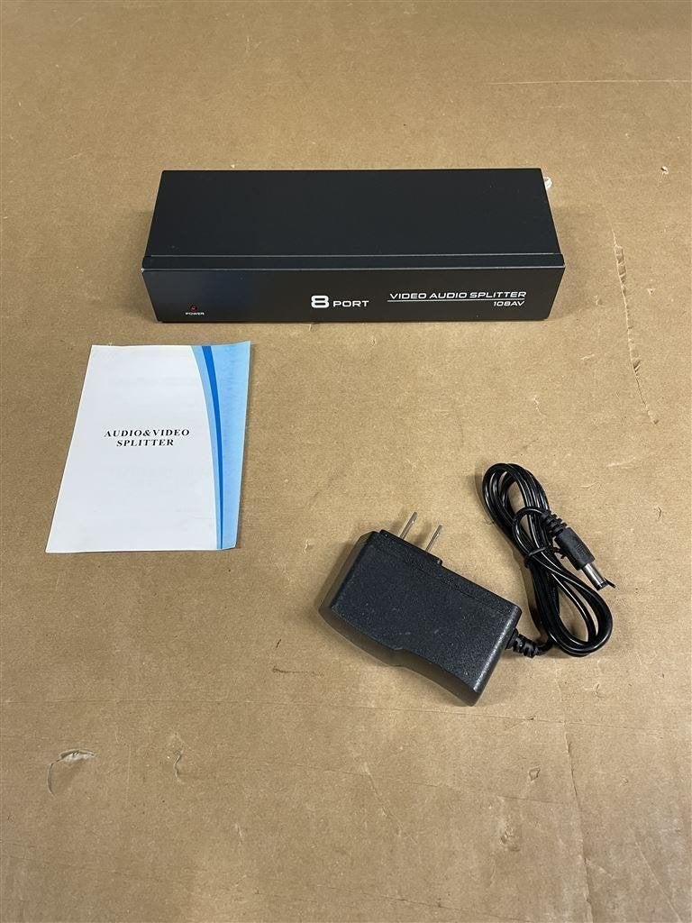 Video Audio splitter - 8 port, Audio, Tv en Foto, Videospelers, Ophalen of Verzenden, Zo goed als nieuw