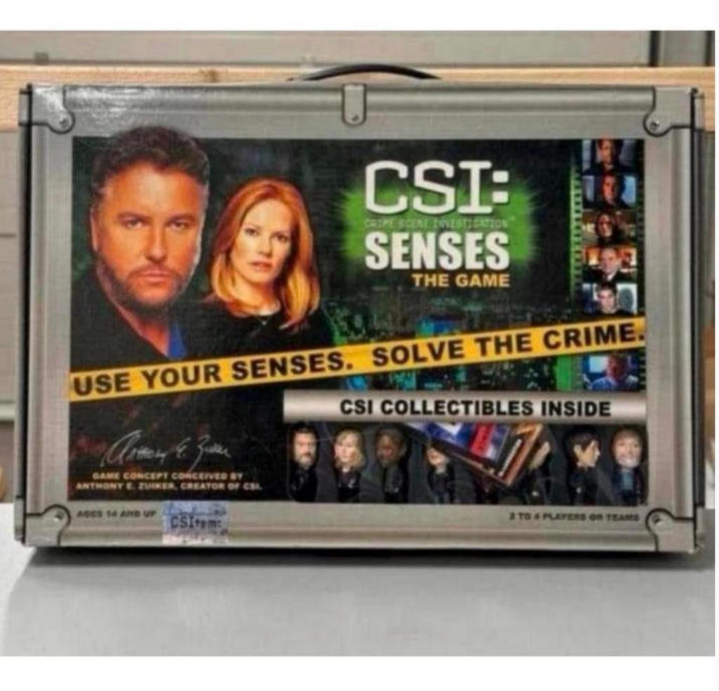 CSI Senses - The game bordspel Crime scene spel + poppetjes, Hobby en Vrije tijd, Gezelschapsspellen | Bordspellen, Vijf spelers of meer