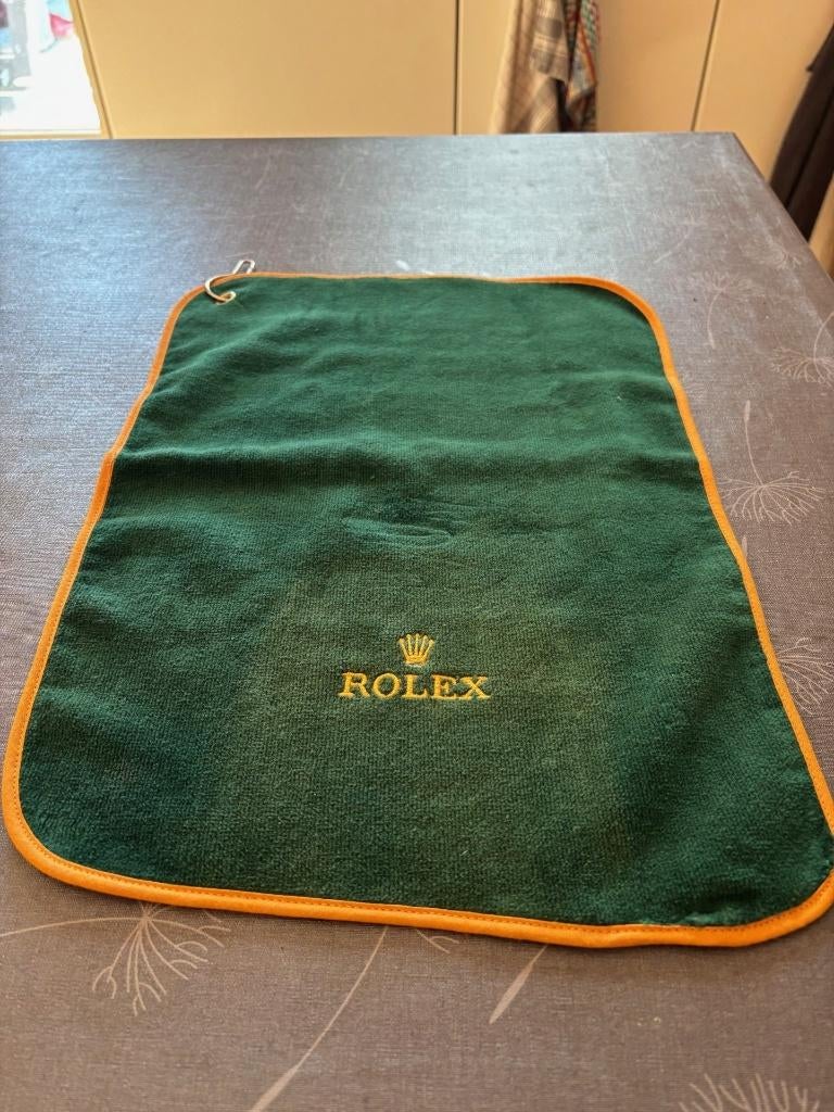 Rolex-Essuie-Main en Éponge "Suzette", Huis en Inrichting, Keuken | Textiel, Ophalen, Zo goed als nieuw, Groen, Theedoek of Handdoek