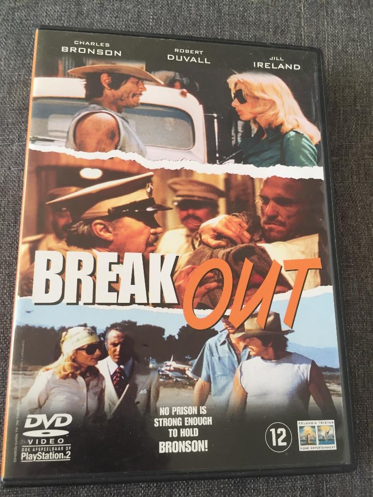 Dvd film (Charles Bronson) Break out, Cd's en Dvd's, Vanaf 12 jaar, Ophalen of Verzenden, Zo goed als nieuw, Actie en Avontuur