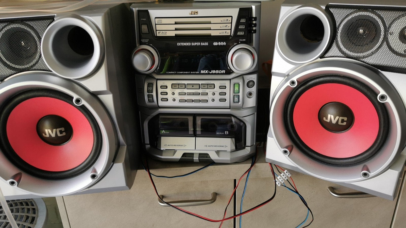 jvc stereo mx-j950r super bass met RDS.duurste uitgave., Enlèvement, Utilisé
