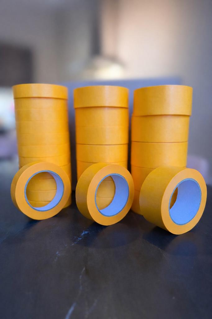 Schilder- of afplak tape - 24, 36 of 50mm - vanaf €1,36, Bricolage & Construction, Matériel de peinture, Enlèvement ou Envoi, Neuf