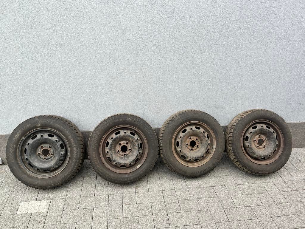 Winterbanden op stalen velg, Ophalen, Winterbanden, Band(en)