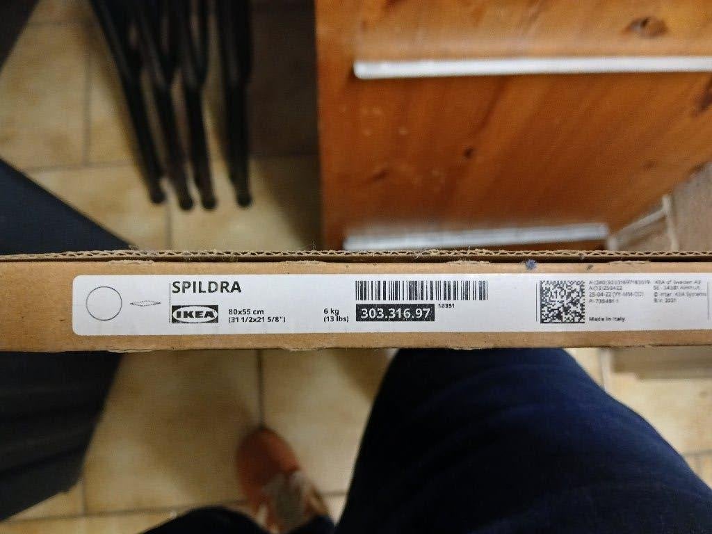 NIEUW Spildra Ikea 80x55, Ophalen, Nieuw