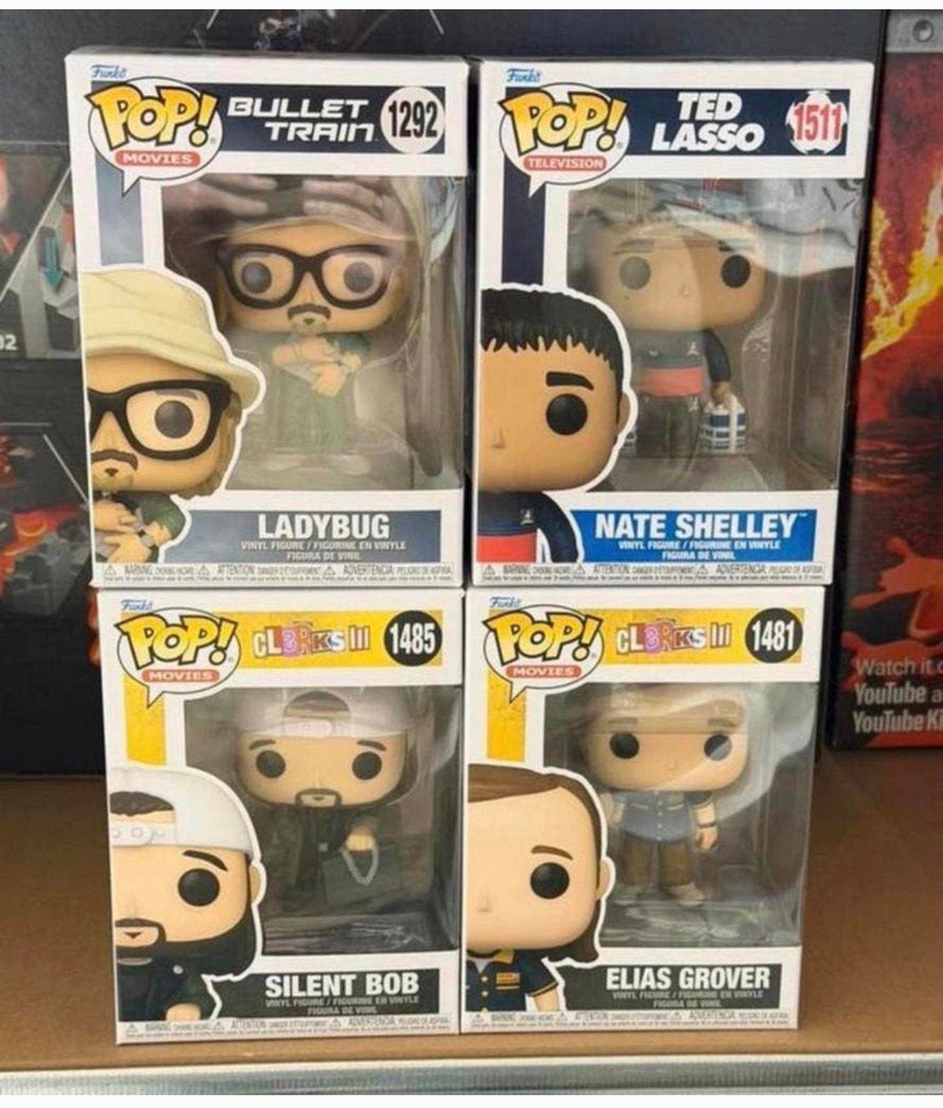 Funko POP - Pop ! Poupées Ted Lasso Bullet Train Clerks III, Enlèvement ou Envoi, Neuf