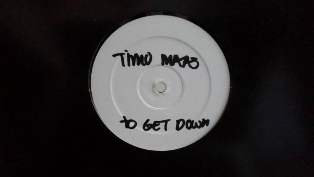 TIMO MAAS " TO GET DOWN ", Ophalen of Verzenden, Zo goed als nieuw, 12 inch, Techno of Trance