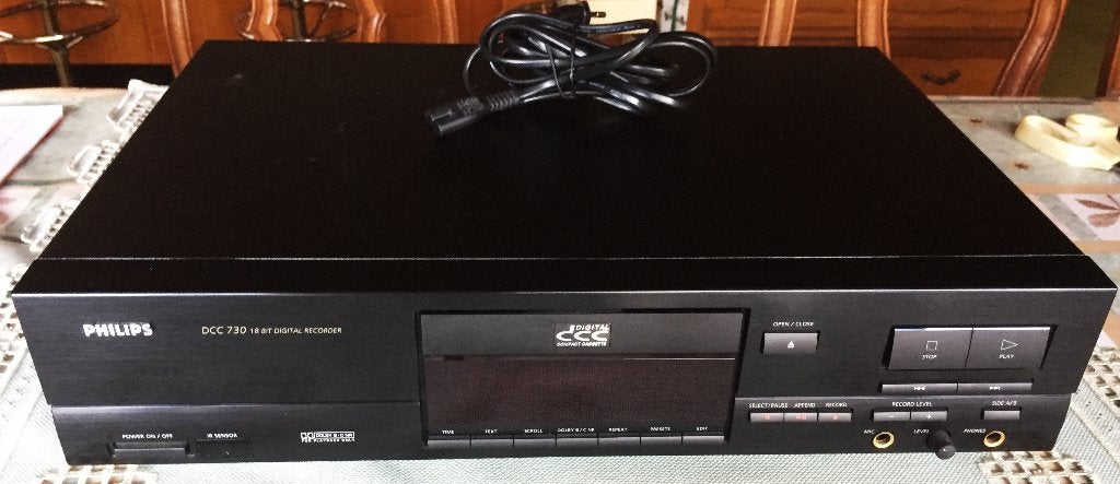 Philips DCC 730 + 25 cassettes, TV, Hi-fi & Vidéo, Enlèvement, Philips